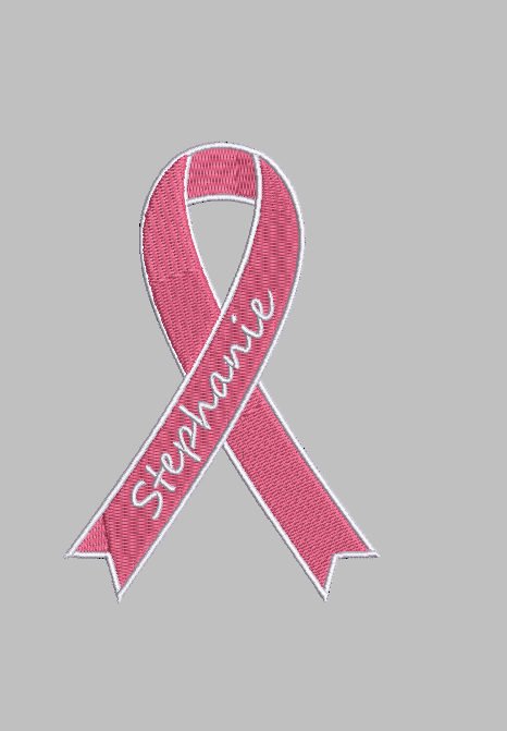 Awareness - Cancer Ribbon with Name