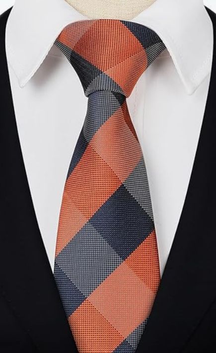 Fire and Ice Ruffle Tie