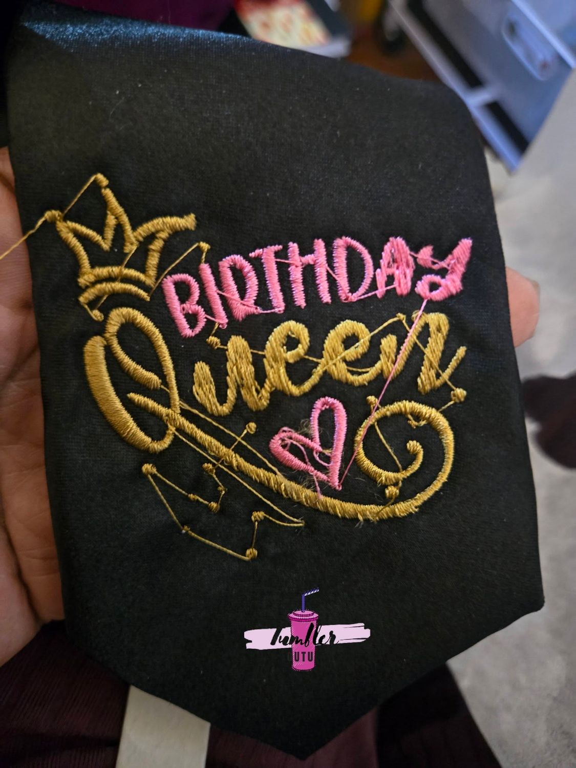 Birthday Queen - Embroidery