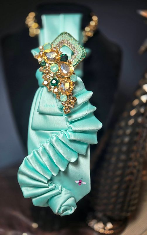 Oceana Flower Ruffle Tie