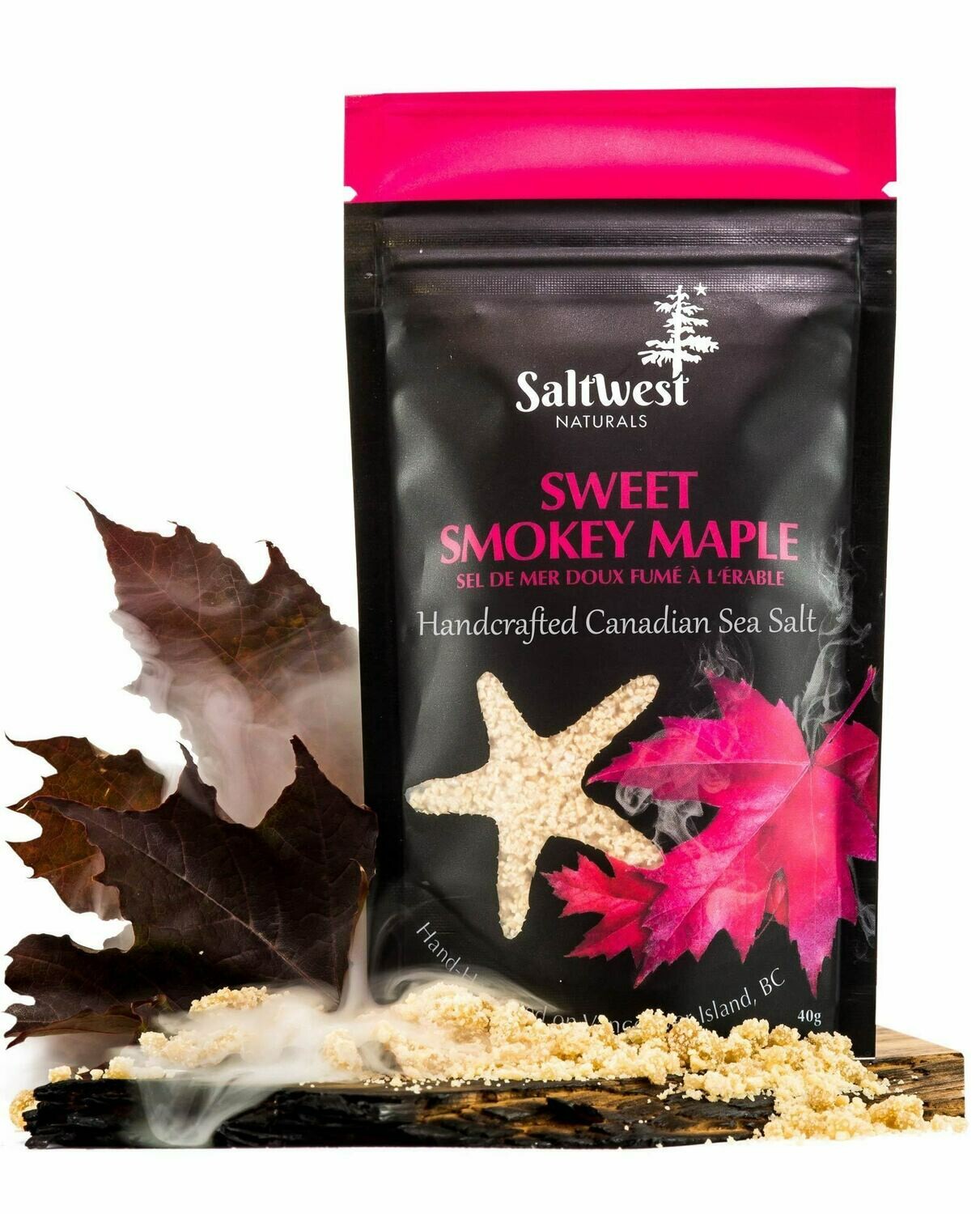 Organic Sweet Smokey Maple Sea Salt