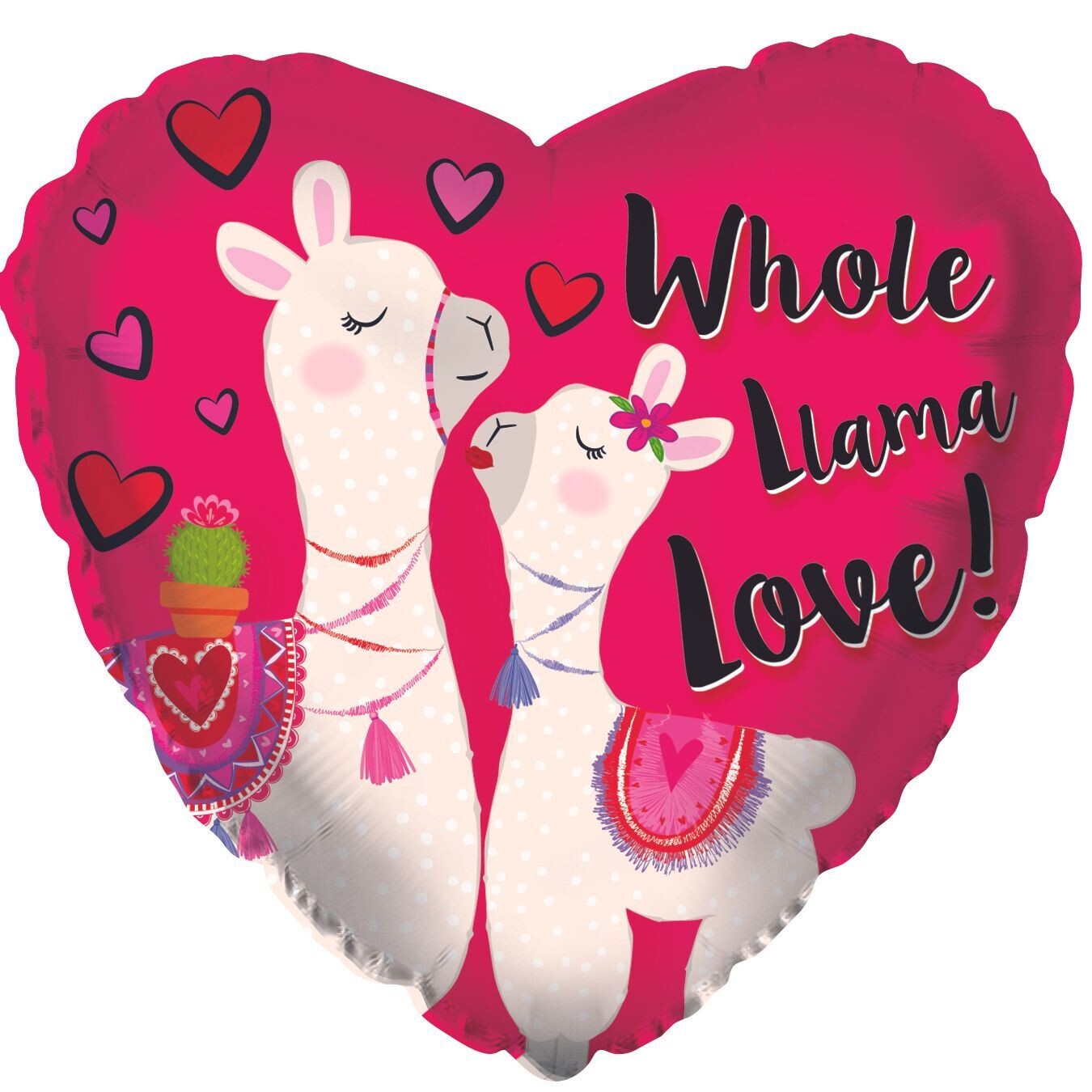 17" Whole Llama Love Balloon