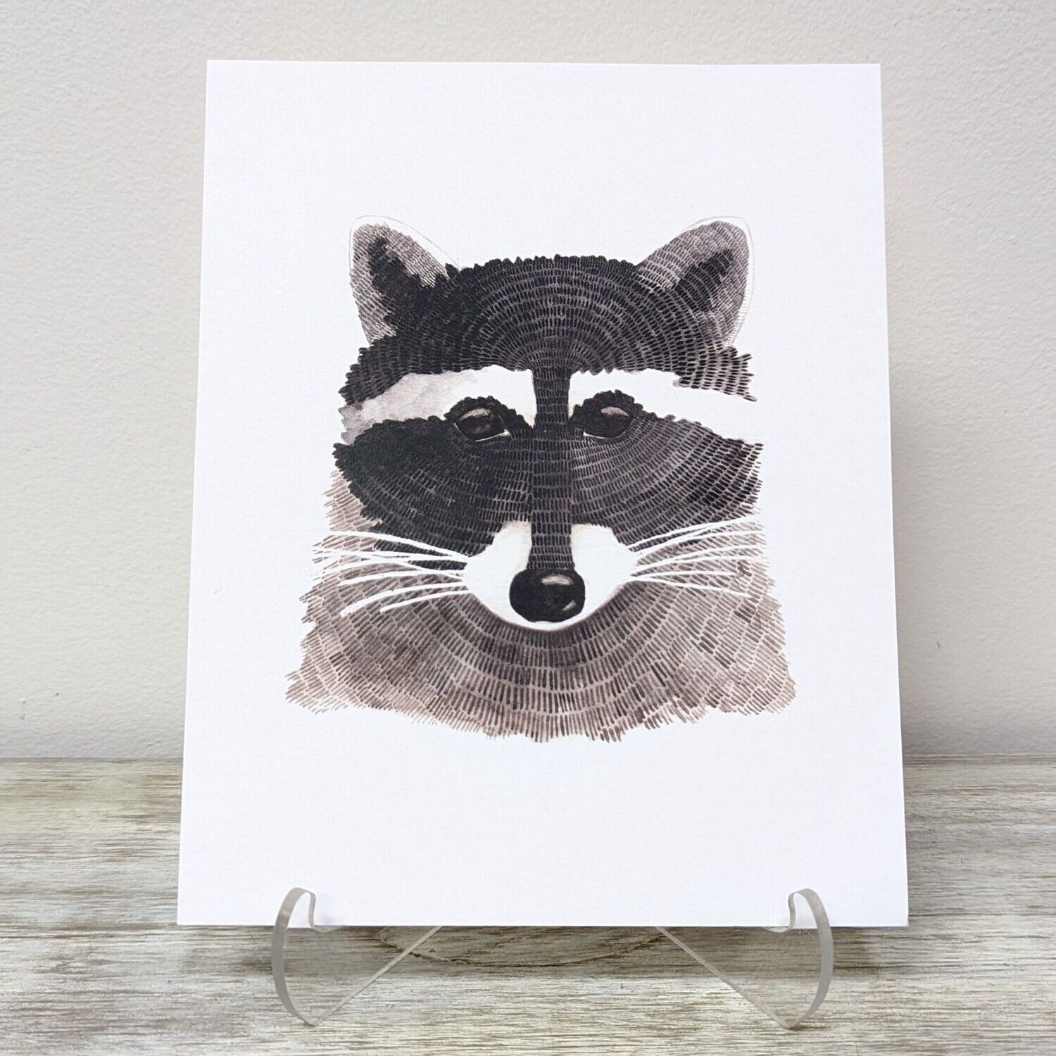 Raccoon Print (8x10)