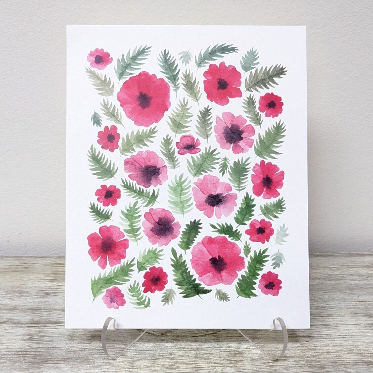 Poppy Pattern Print (8x10)