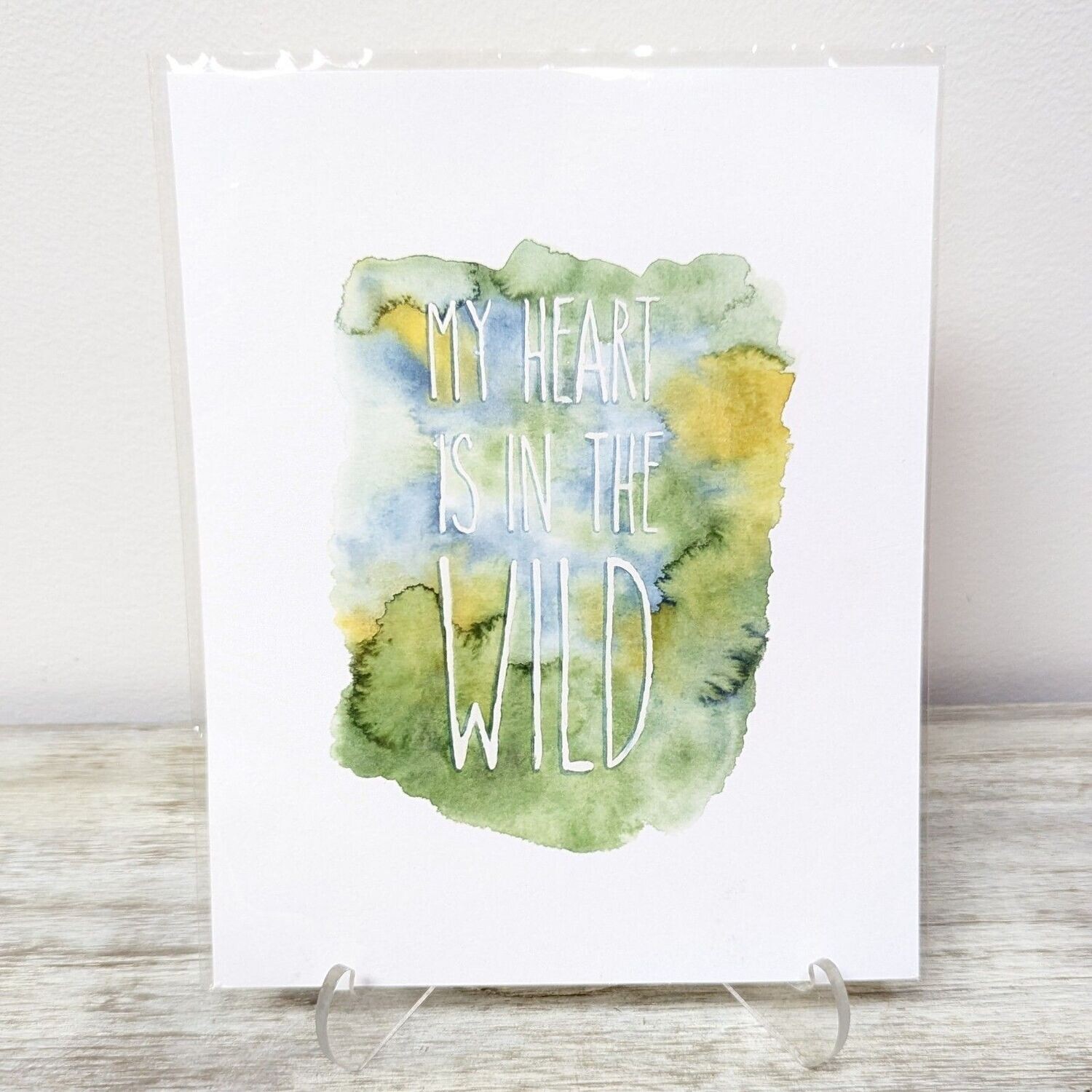 My Heart is in the Wild Print (8x10)