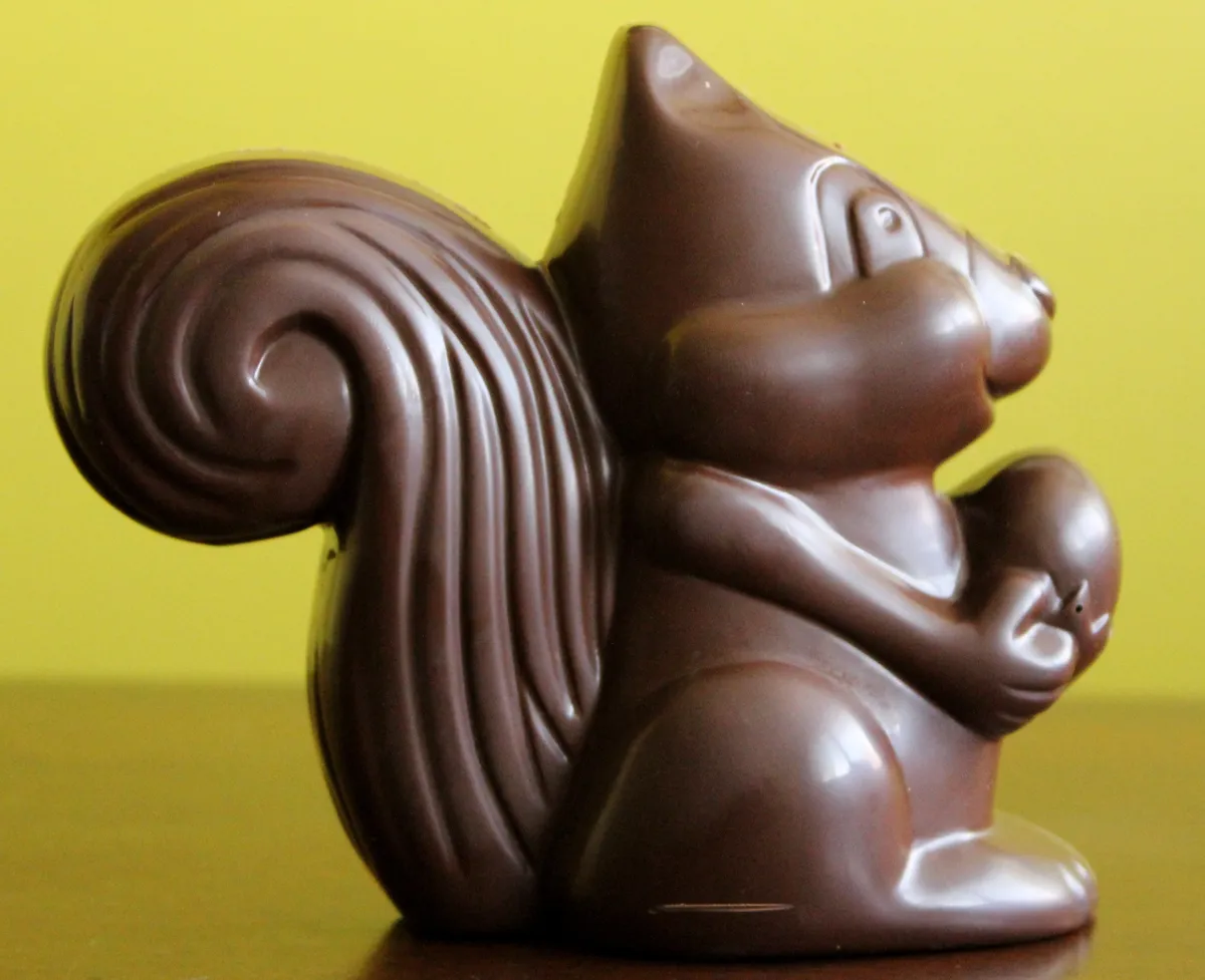 Hollow Dark Chocolate Squirrel