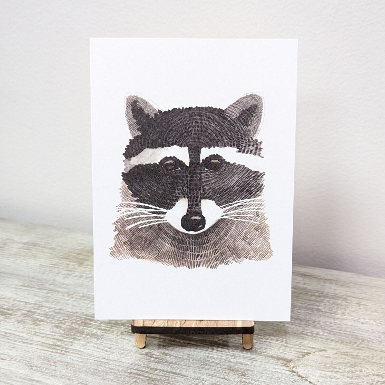 Raccoon Print (5x7)