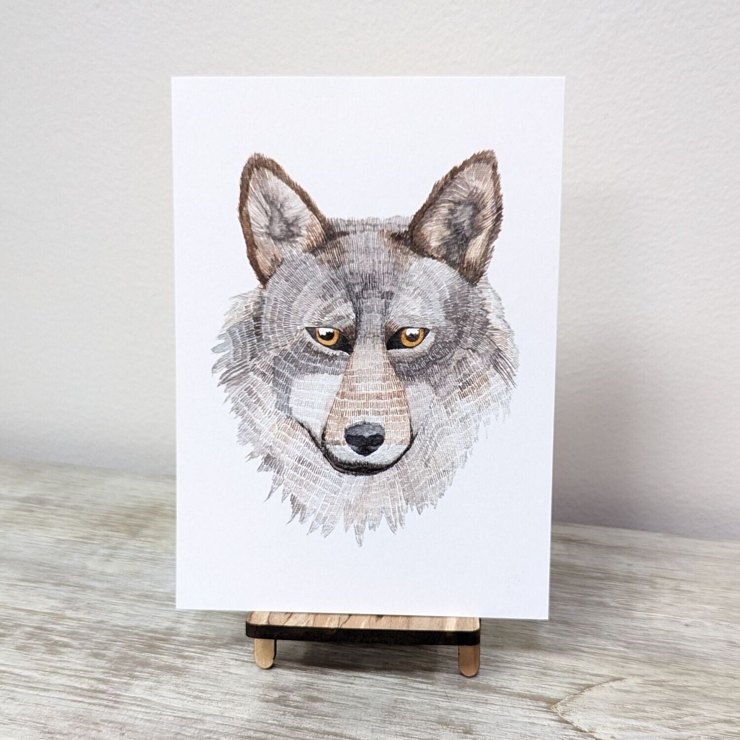 Wolf Print (5x7)