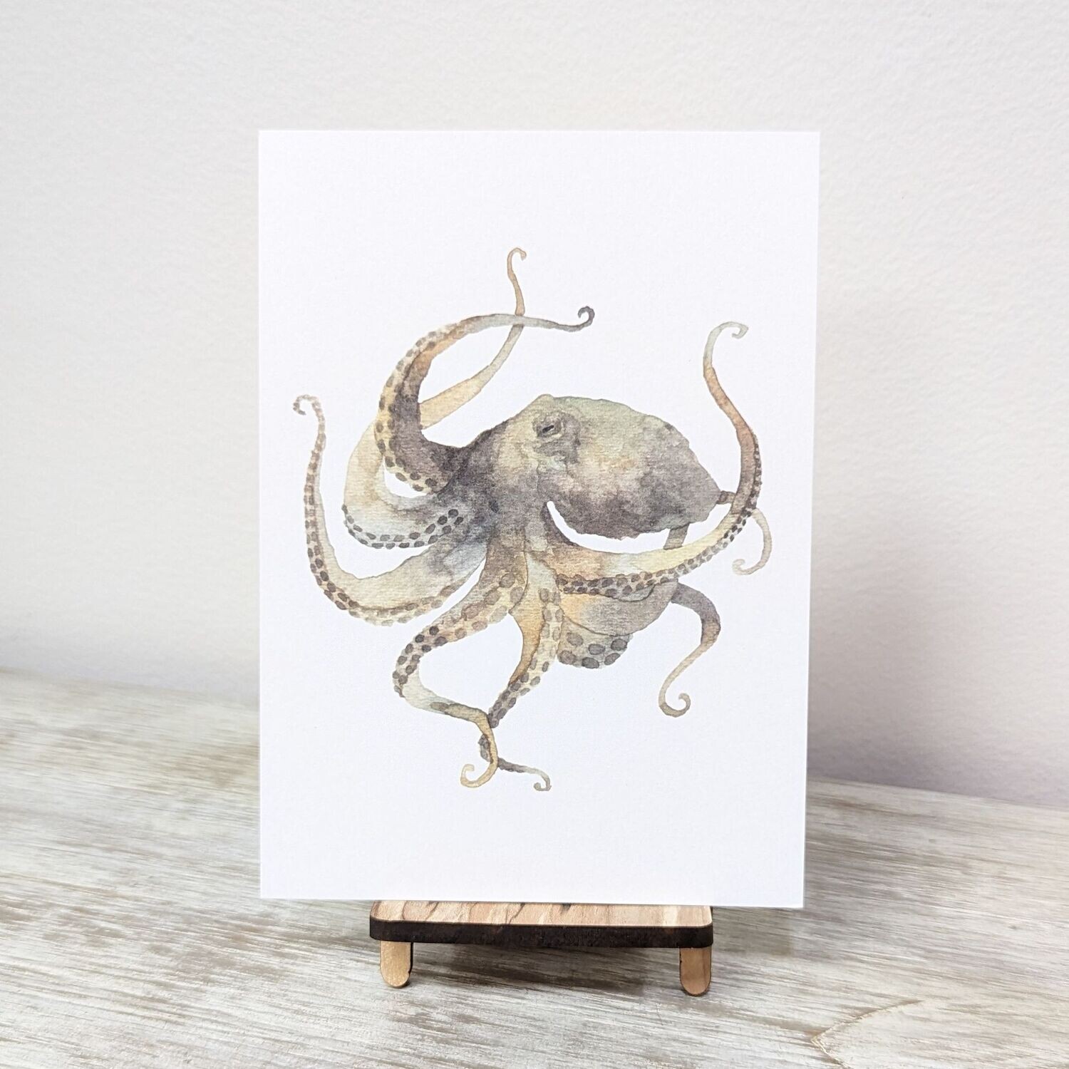 Green Octopus Print (5x7)