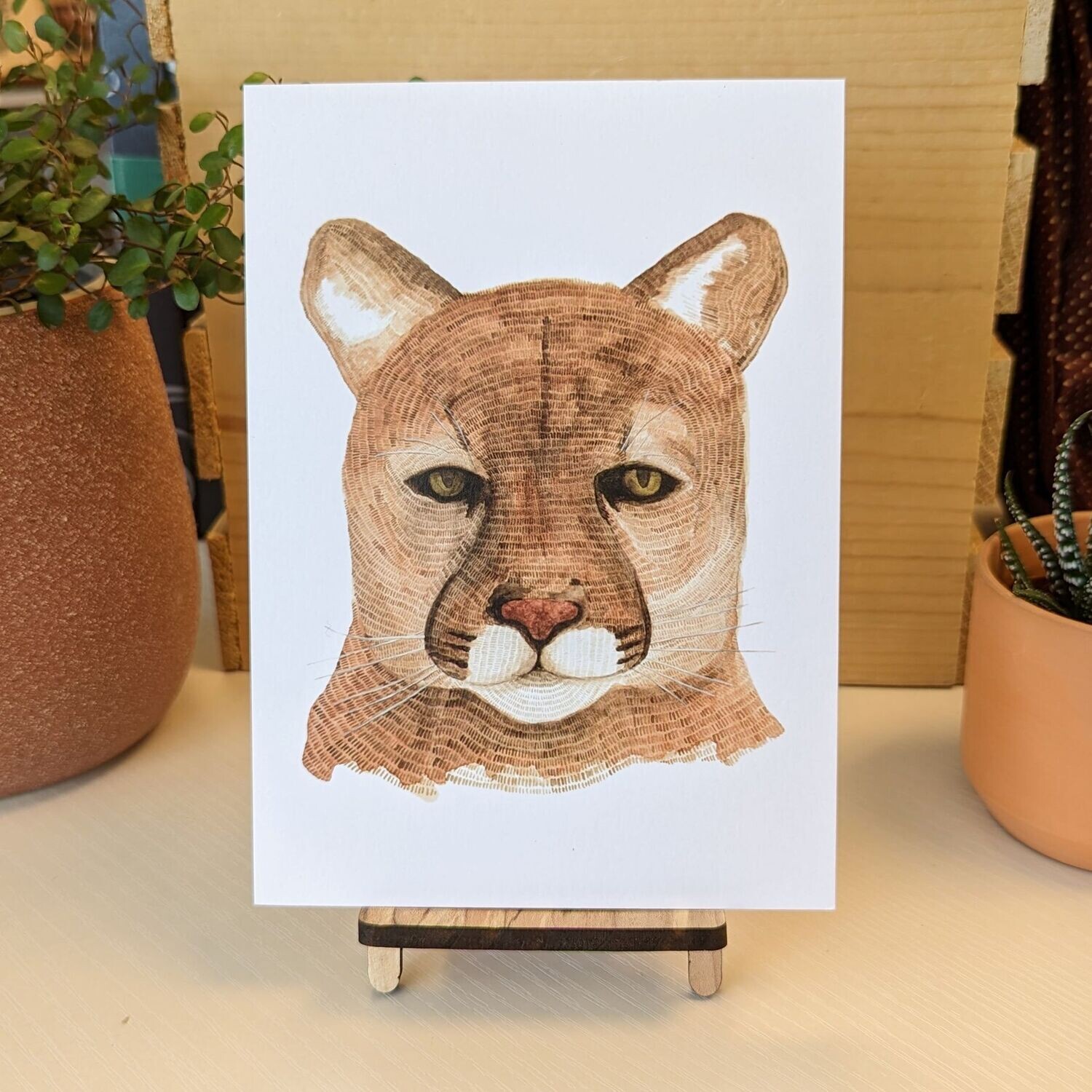 Cougar Print (5x7)