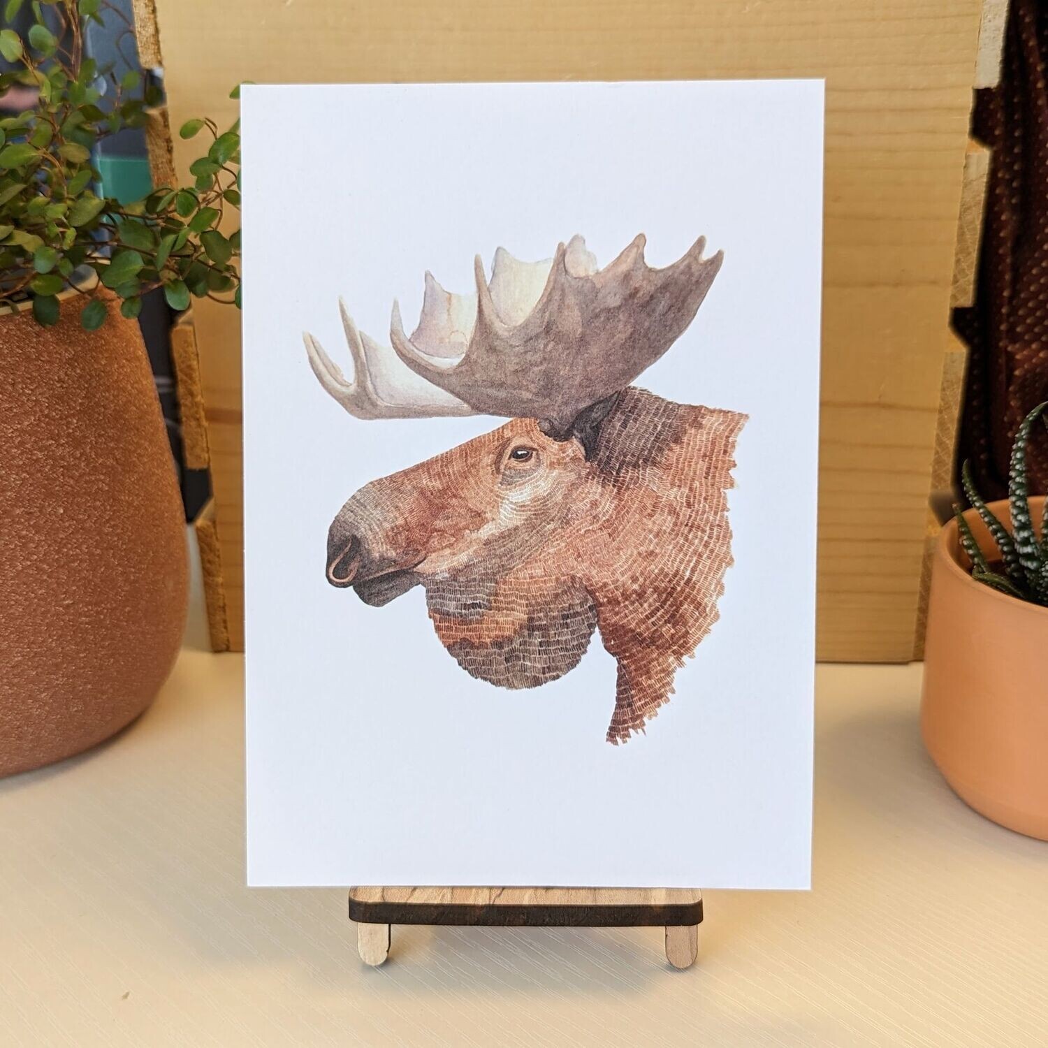Moose Print (5x7)
