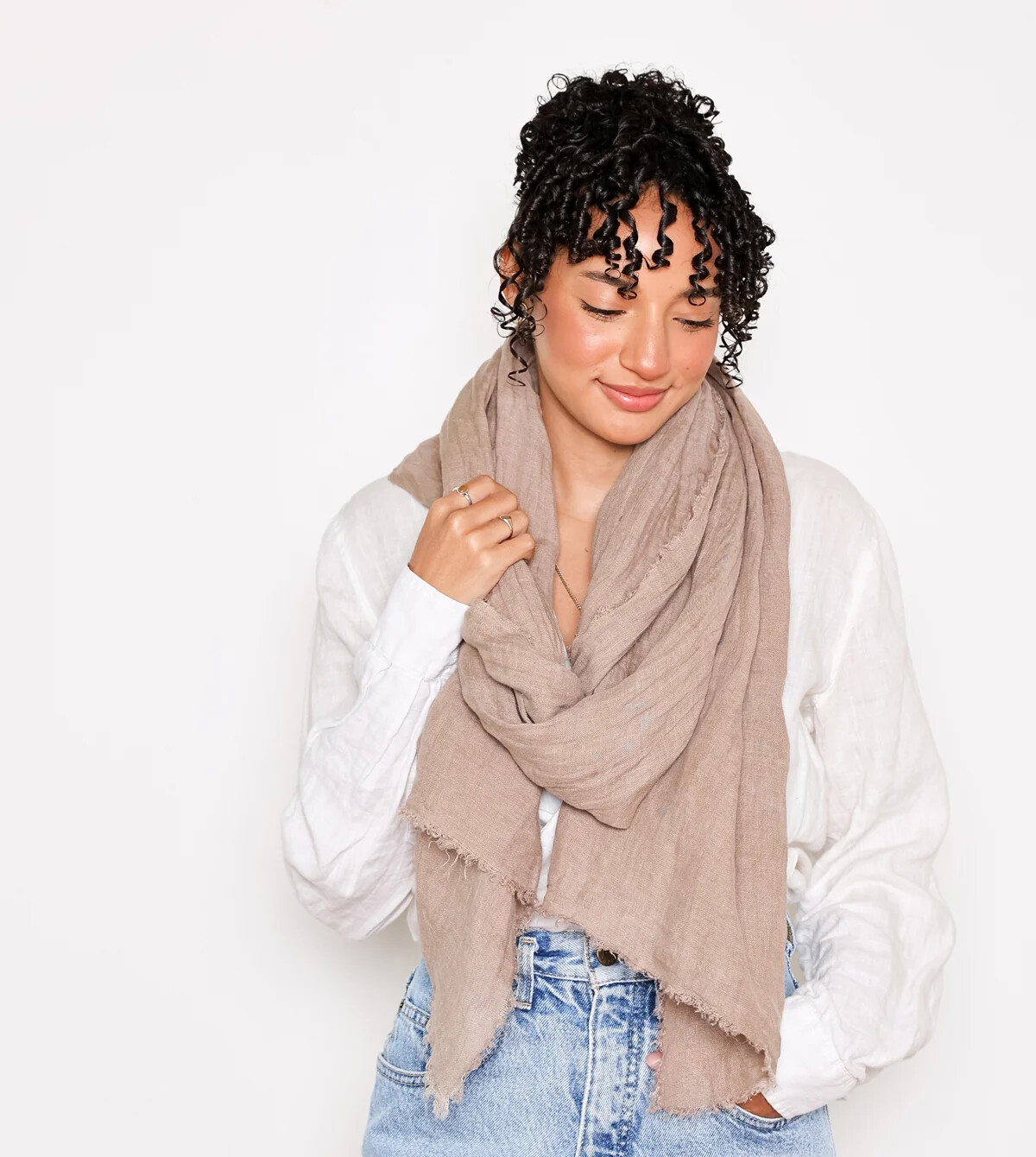 The Parker Scarf (Beige)