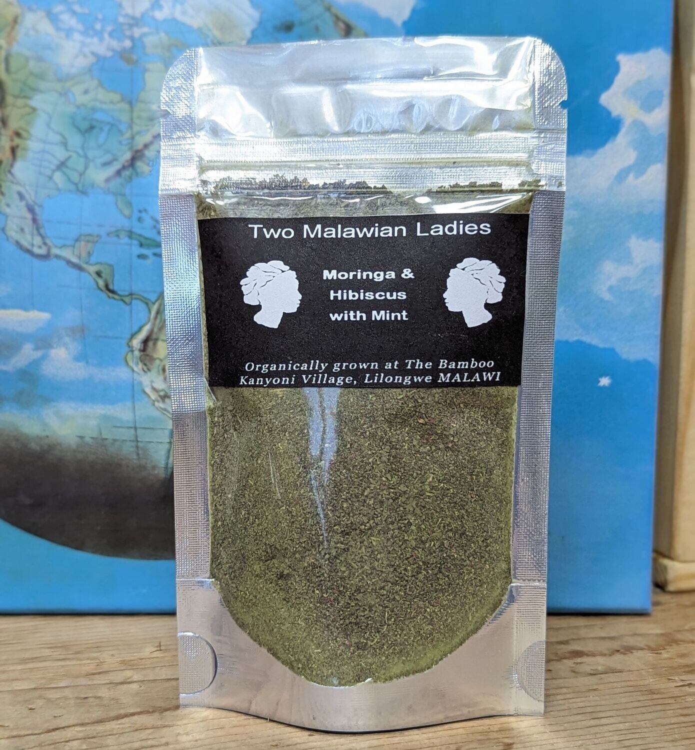 Moringa and Hibiscus With Mint Tea (50g)