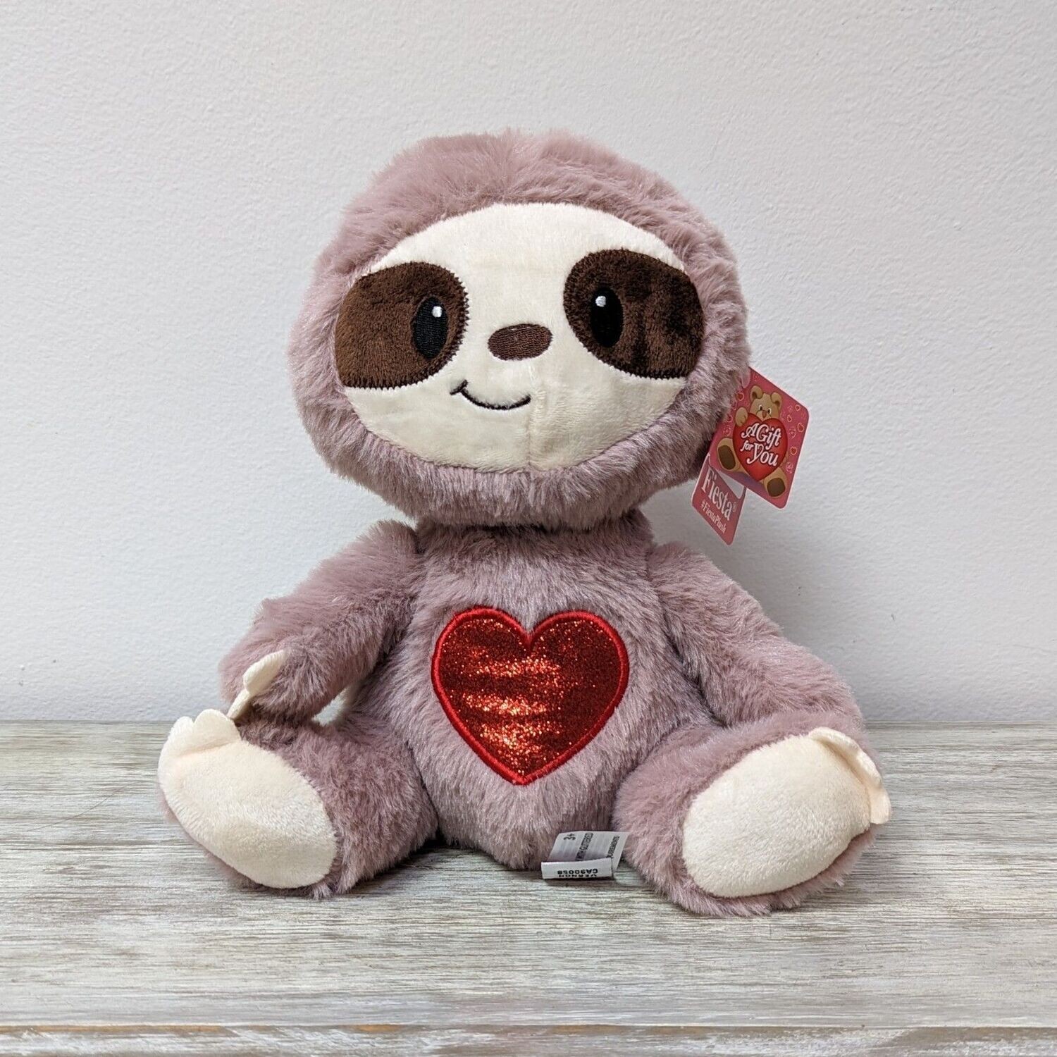 Heart Sloth Plushie