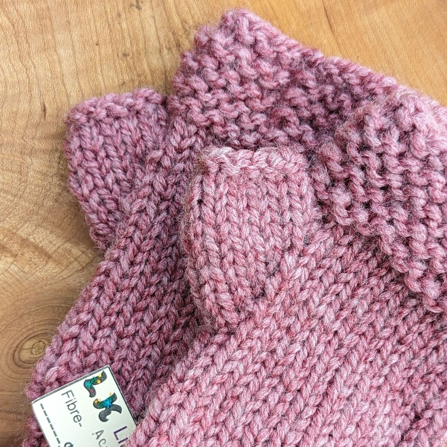 Lilac Knit Hand Warmers