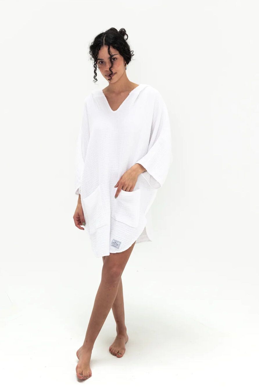 The Women's Cocoon Poncho (Seashell)