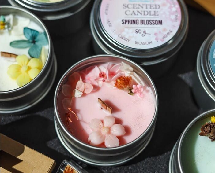 Spring Blossom Candle