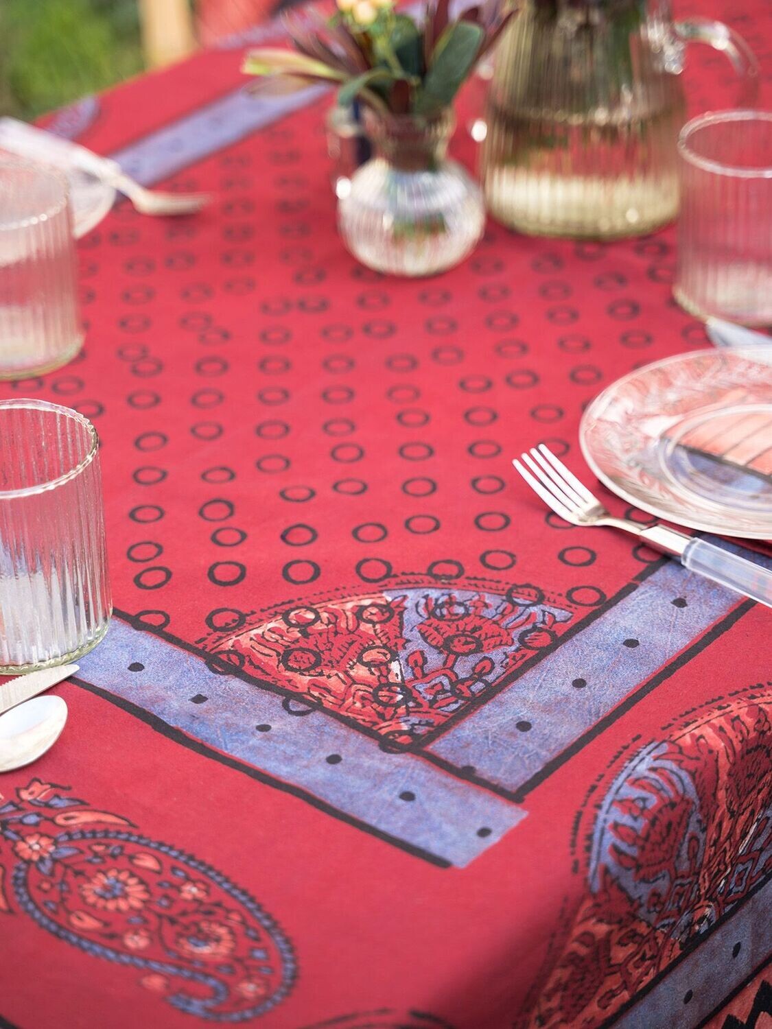 Raj Natural Dye Table Cloth