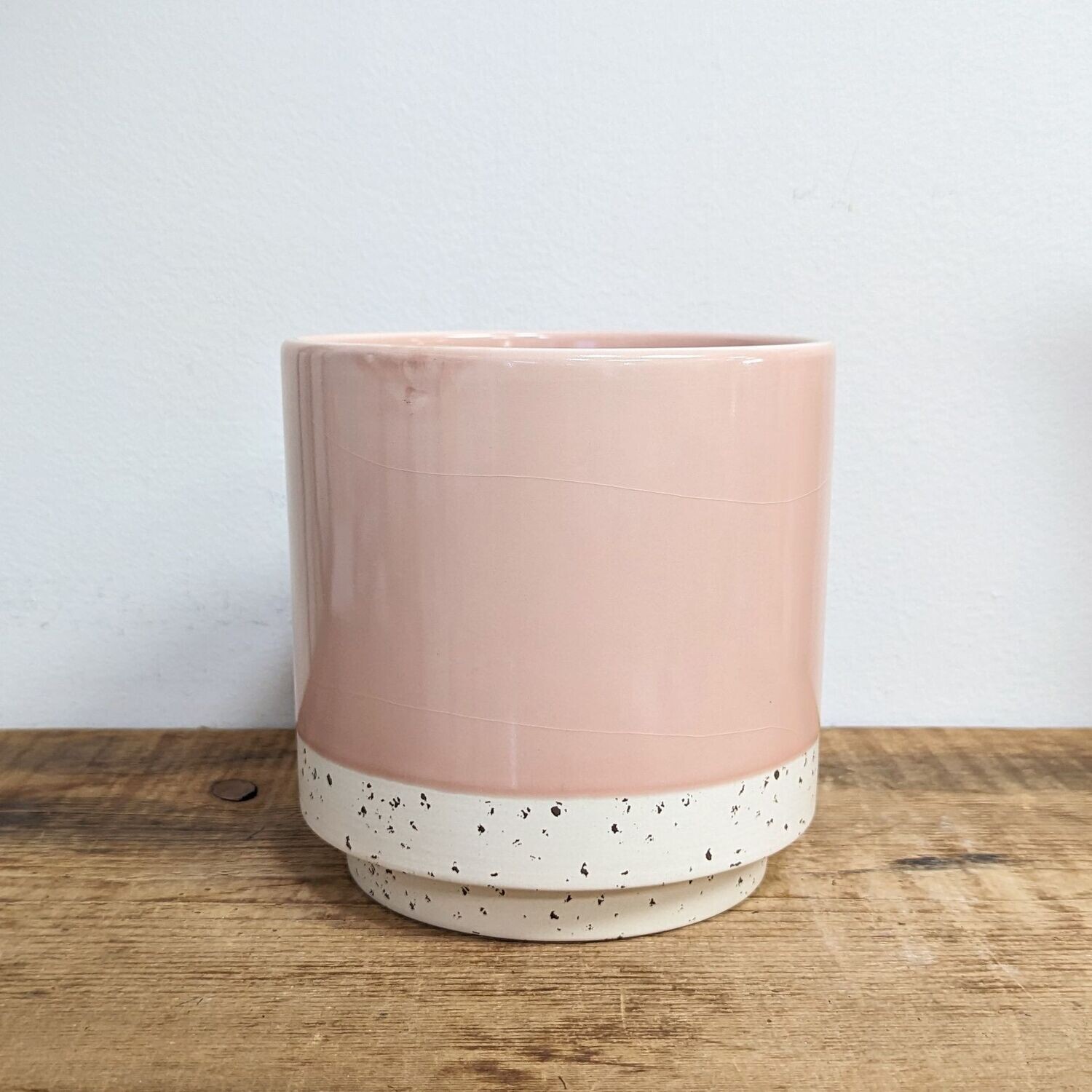 6" Speckled Pink Pot