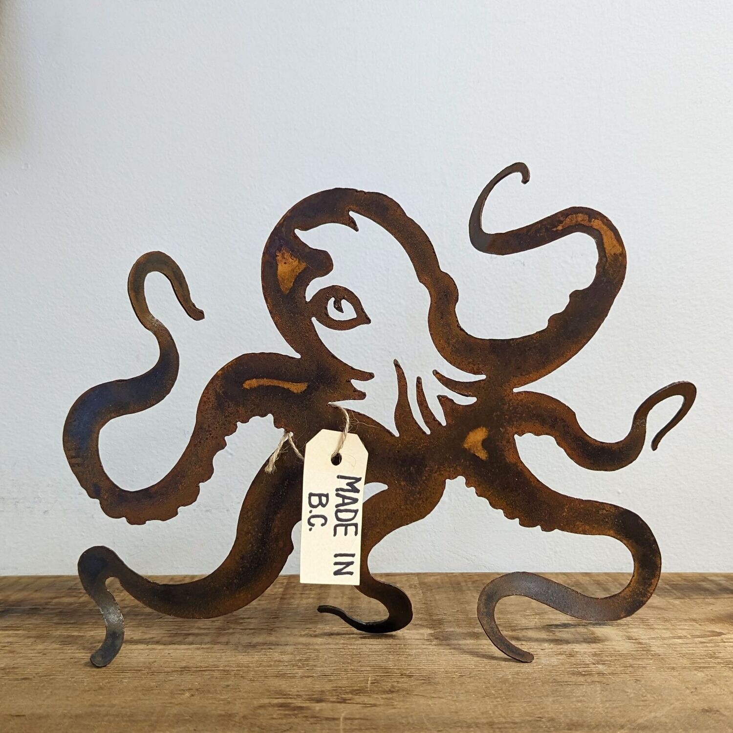 X-Small Rusted Metal Octopus