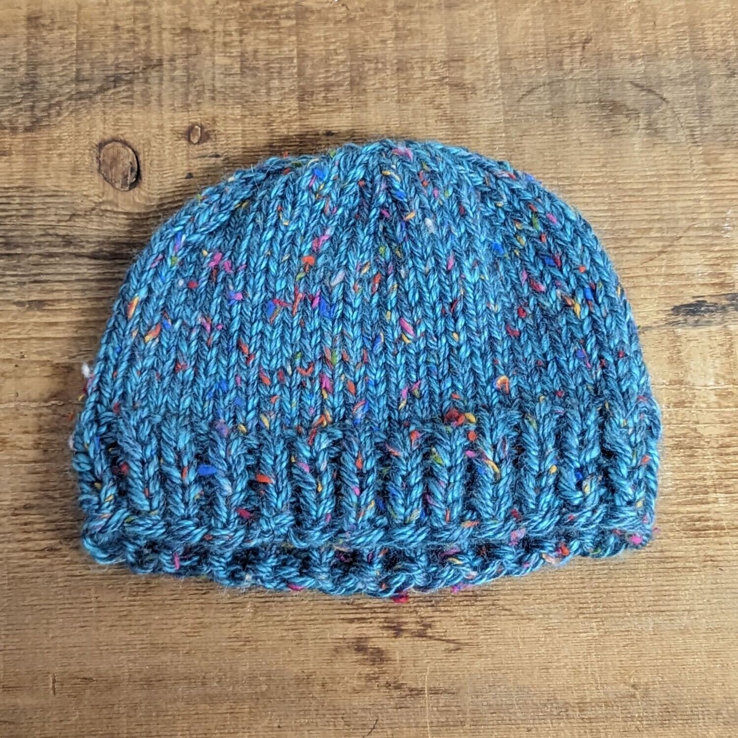 Teal Speckled Touque