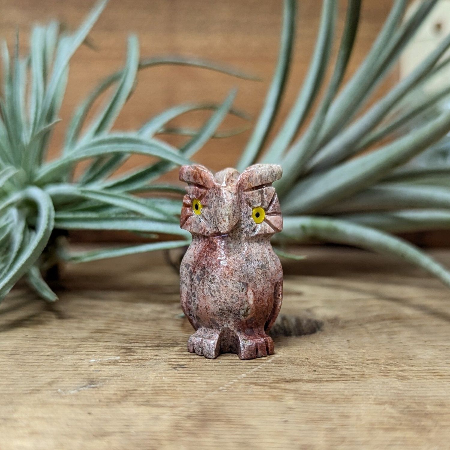 Carved Jasper Owl