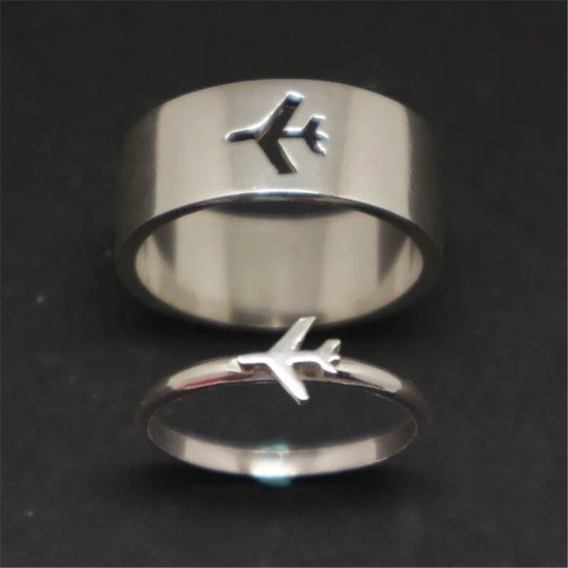 Anillos pareja AVION ▪️