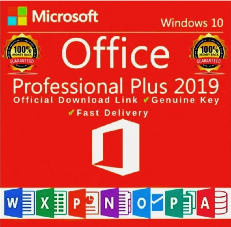 Office 2019 Pro Plus 32/64 Bit Download License Original for 1PC