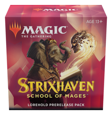 MTG - Strixhaven - At-Home Prerelease Pack - (Lorehold - Red) with 2 Bonus Packs