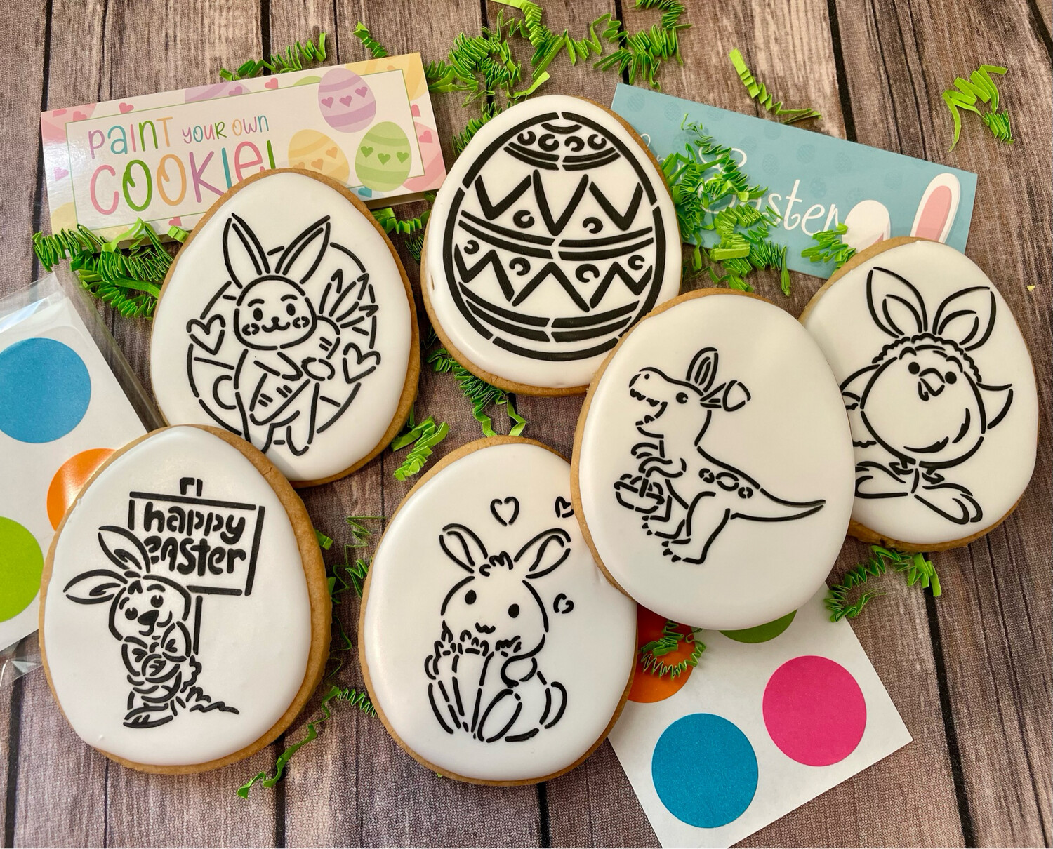 Easter Paint Your Own Cookie -Single Cookie