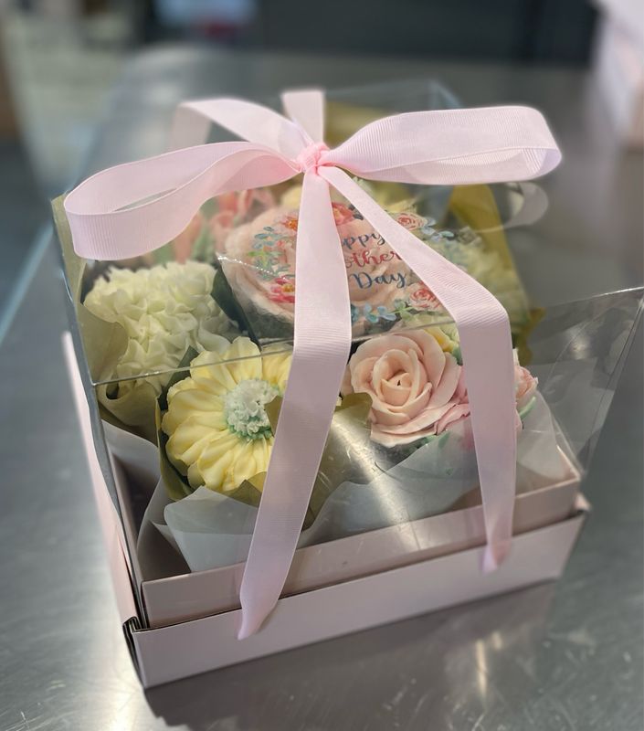 Boxed Mother's Day Cupcake Bouquet