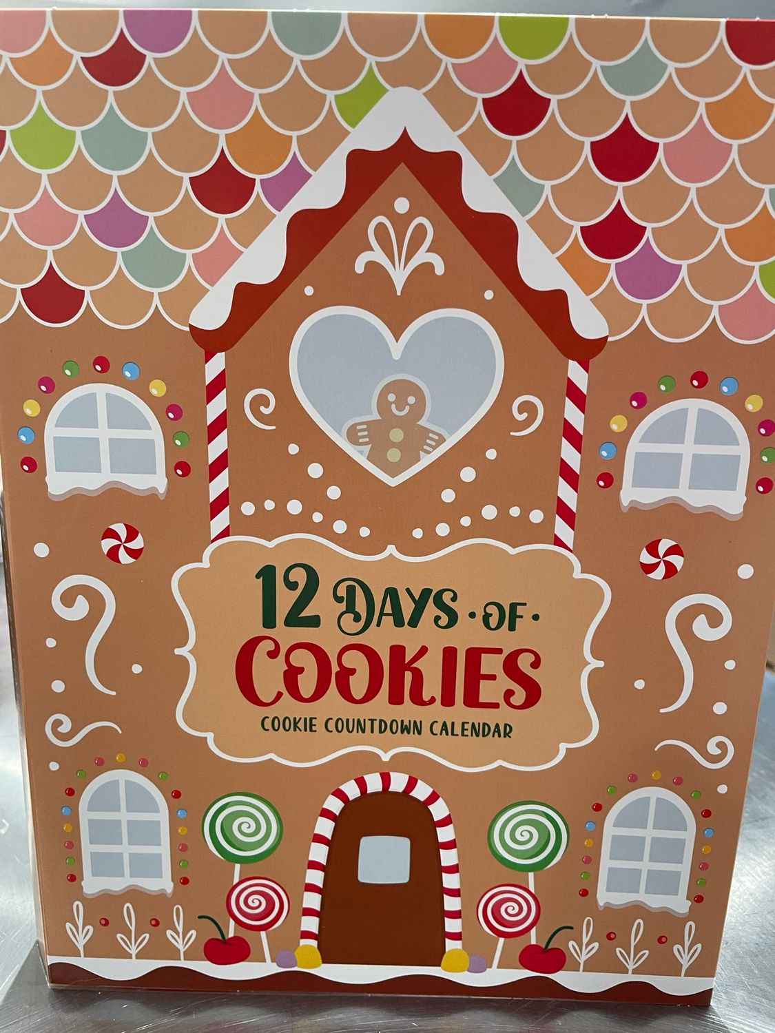 Christmas Countdown Calendar-GINGERBREAD COTTAGE