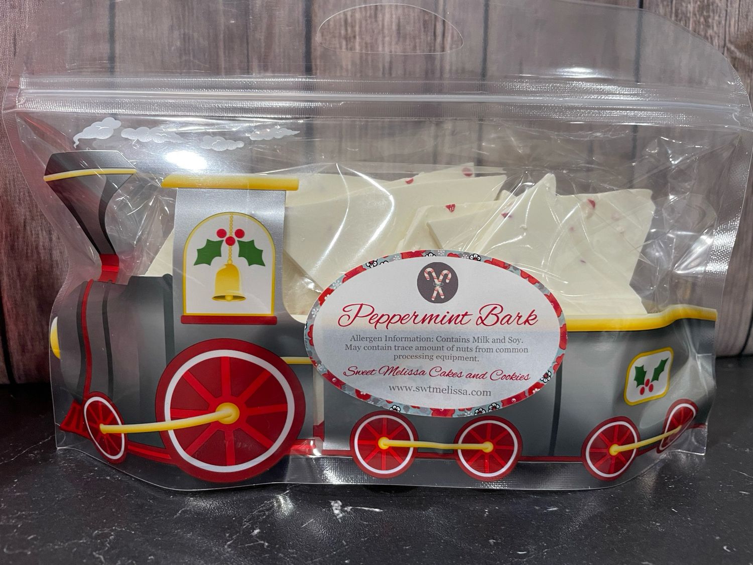 Peppermint Bark TRAIN BAG