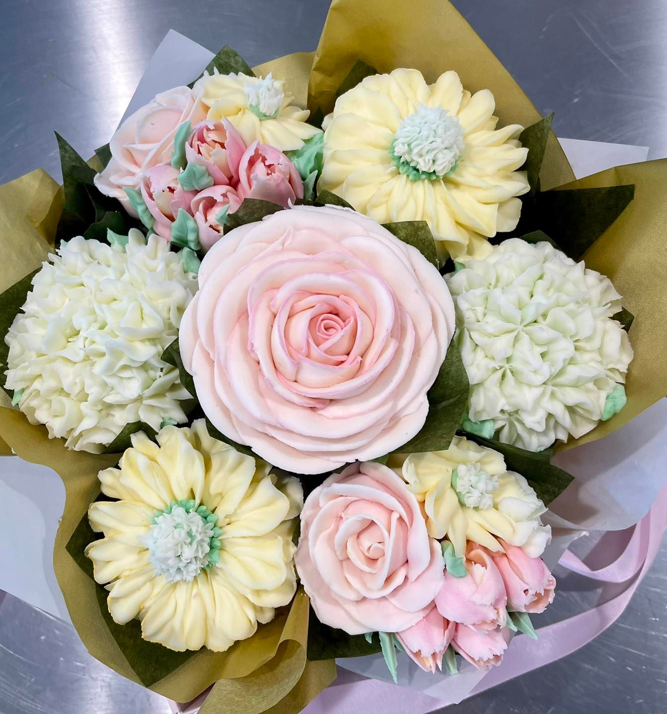 Small Mother's Day Cupcake Bouquet