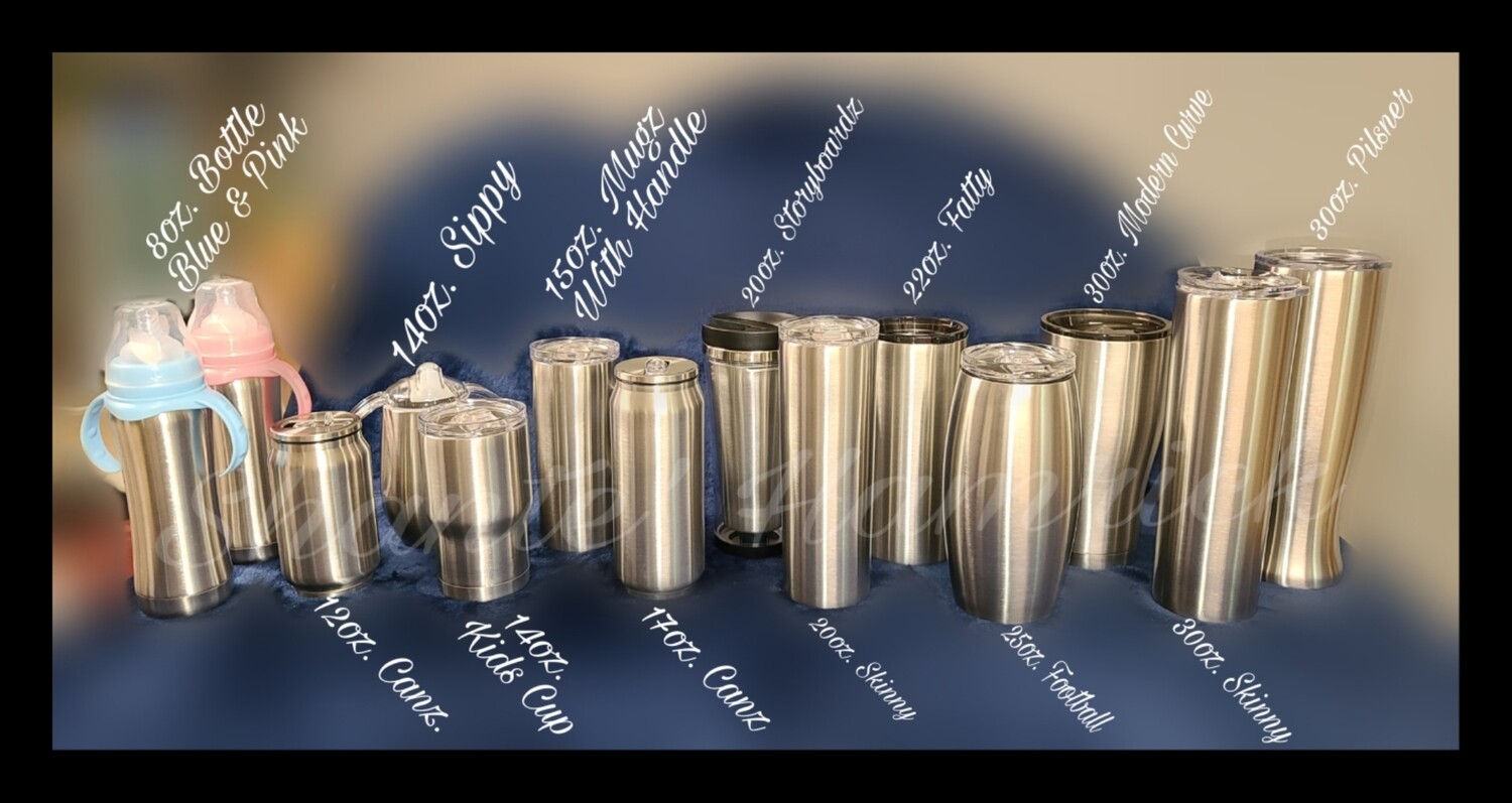 Custom Tumblers ( CLICK TO CHECK PRICING )