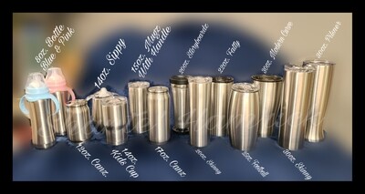 Custom Tumblers ( CLICK TO CHECK PRICING )