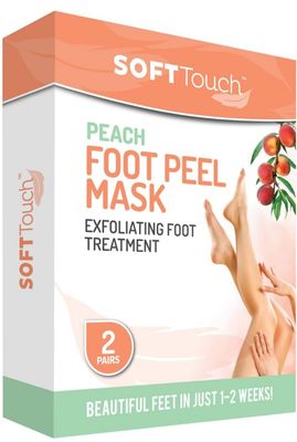 Soft Touch Peach Foot Peel Mask