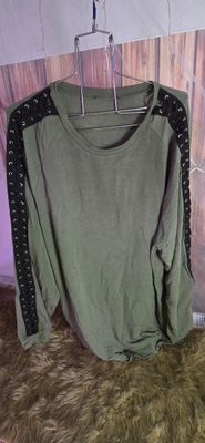 Green/Black Long Sleeve- 2X