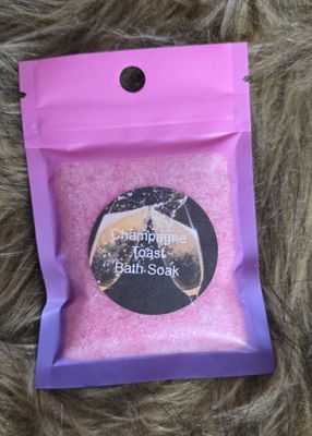 Small Bag of Bath Soak- Champagne Toast