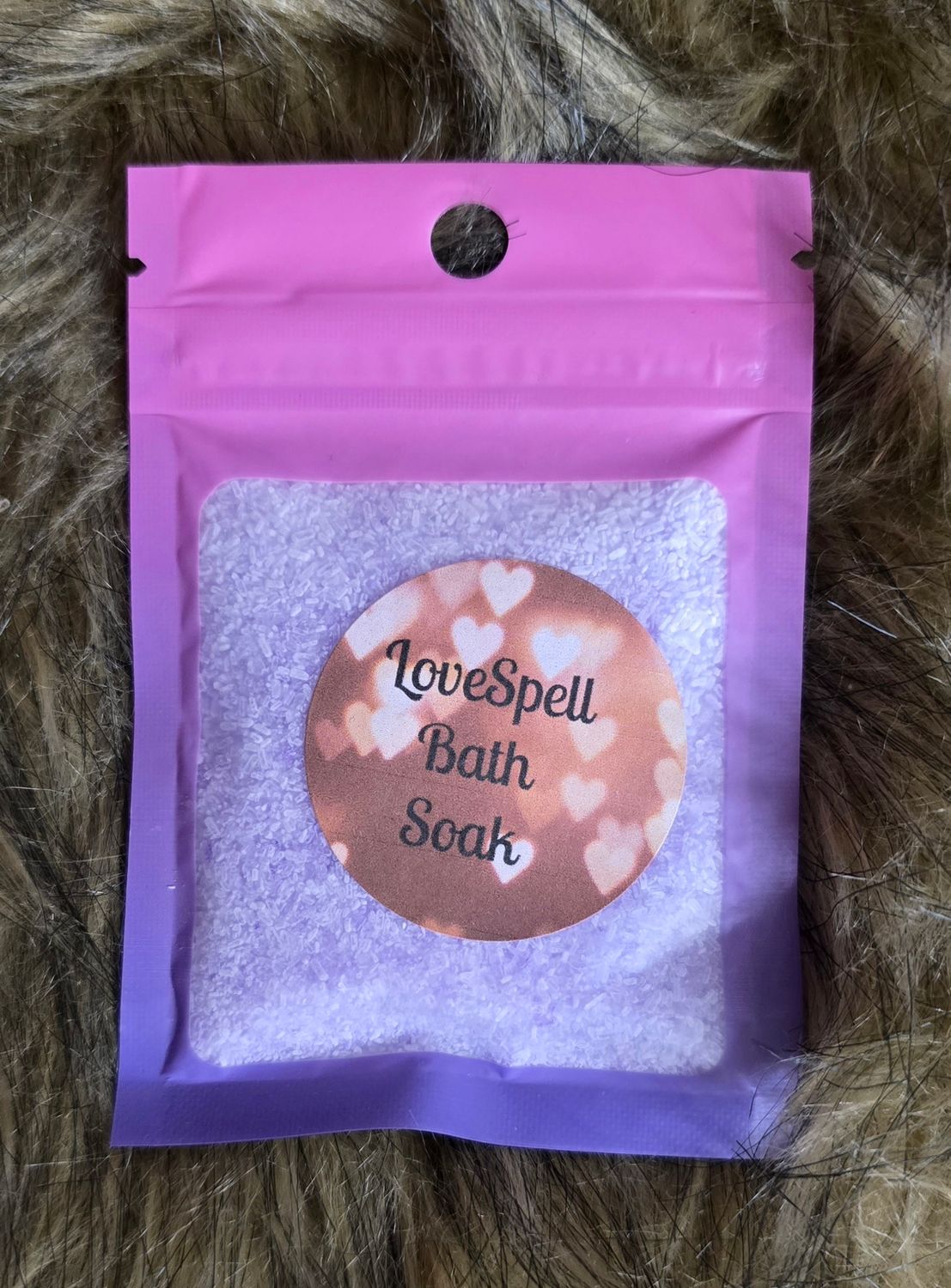 Small Bag of Bath Soak- Lovespell