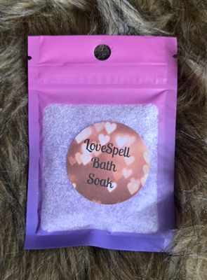 Small Bag of Bath Soak- Lovespell