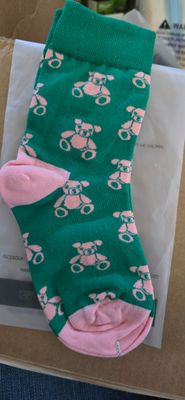 Girls Bear Socks- Size Md.