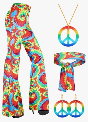 70s Hippies Costume- Size XL