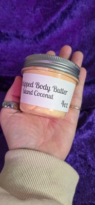 Island Coconut Whipped Body Butter- 4oz.
