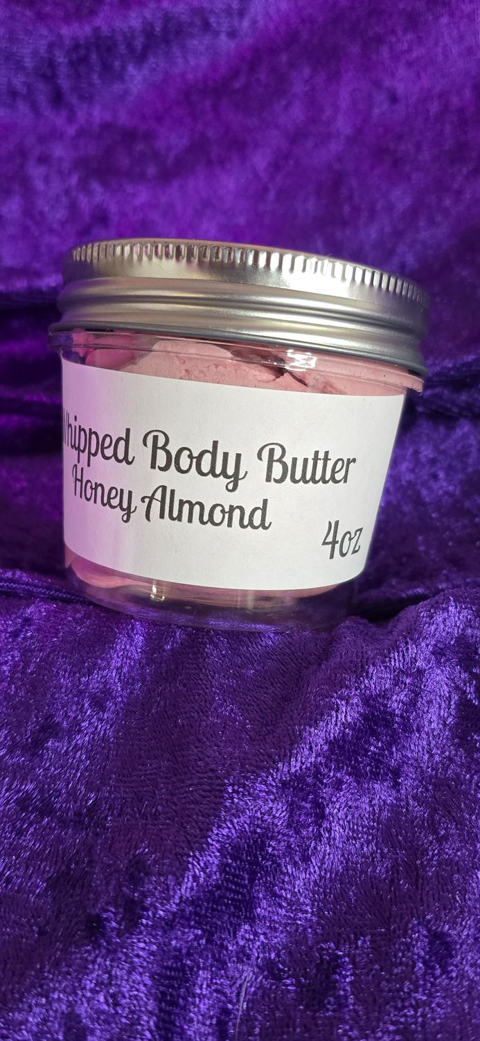 Honey Almond Whipped Body Butter- 4oz.