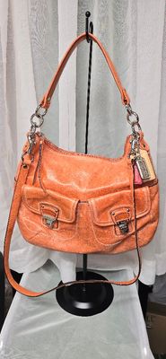 Coach Poppy swing messenger hobo bag