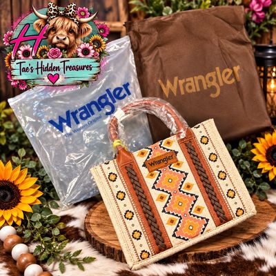 Wrangler Southwestern Crossbody Tote Bag