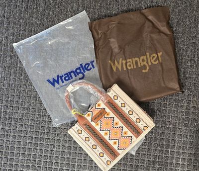 Wrangler Southwestern Crossbody Tote Bag
