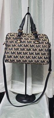 Michael Kors Grayson Jacquard Medium Satchel