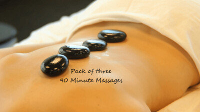 Pack of Three 90 Minute Massages